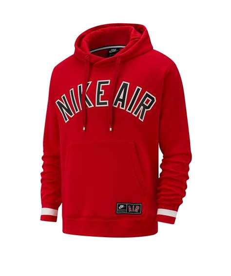 nike air pullover herren rot|Rot Hoodies & Sweatshirts .